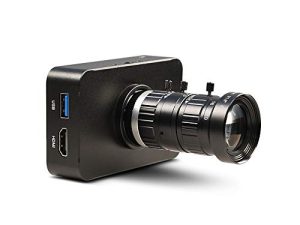 MOKOSE 4K HDMI Industry Camera C / CS-Mount كاميرا ويب تعليمية مع 10-50 مللي متر تليفوتوغرافي عدسة يدوية