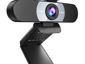 EMEET 1080P HD Webcam C960 Webcam C960 Web Camera with Microphone ، 90 ° POV PC Camera w / 2 Mics-Cancelling & Privacy Cover ، Plug & Play USB Webcam for Video Calling، Zoom / Skype / Facetime، PC / Mac / Laptop - Gray
