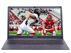 كمبيوتر محمول 14 بوصة مع لوحة تحكم رقمية ، معالج Intel Celeron N4020 حتى 2.8 جيجا هرتز ، ذاكرة وصول عشوائي (RAM) سعة 6 جيجا بايت وذاكرة تخزين 128 جيجا بايت ، قابلة للترقية WIN 11 ، كاميرا ويب بدقة 2 ميجابكسل ، Azeyou U40 Wi-Fi ، Bluetooth ، USB ، كمبيوتر محمول HDMI طالب الأعمال