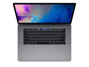 جهاز Apple MacBook Pro مقاس 15 بوصة مع شريط لمس (منتصف 2018) ، شاشة عرض ريتينا 220ppi ، معالج Intel Core i7 سداسي المراكز ، 512 جيجابايت PCIe SSD ، ذاكرة وصول عشوائي 16 جيجابايت ، macOS 10.13 ، رمادي فلكي (متجدد)