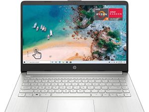 أحدث كمبيوتر محمول 2022 من HP ، شاشة لمس عالية الدقة 14 بوصة ، معالج AMD Ryzen 3 3250U ، ذاكرة وصول عشوائي DDR4 16 جيجا بايت ، 256 جيجا بايت PCIe NVMe SSD ، كاميرا ويب ، HDMI ، USB Type-C ، لاسلكي AC Wi-Fi 5 ، Bluetooth ، Windows 11 Home ، فضي