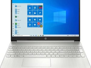 كمبيوتر محمول بشاشة تعمل باللمس مقاس 15.6 بوصة مع نظام تشغيل Windows 10 S ، فضي طبيعي (15-ef1041nr) AMD RYZEN 3 3250U 4 جيجابايت GDDR4 256 جيجابايت PCIe NVMe M.2 SSD