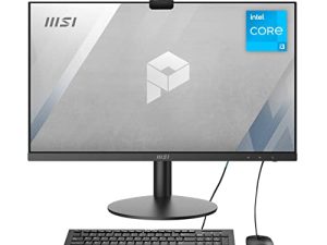 MSI PRO AP241 كمبيوتر مكتبي الكل في واحد ، شاشة 23.8 بوصة FHD IPS-Grade LED ، Intel Core i3-10105 ، ذاكرة 8 جيجا بايت ، 500 جيجا بايت SSD ، WiFi 6 ، BT 5.1 ، أسود ، Windows 10 Home (11M-059US)