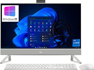 Dell 2022 Inspiron 27 7710 AIO 27 "FHD Touchscreen All-in-One Desktop Computer، 12th Gen Intel 10-Core i7-1255U، 16GB DDR4 RAM، 1TB PCIe SSD + 1TB HDD، GeForce MX550 2GB، WiFi 6، BT 5.2، Windows 11