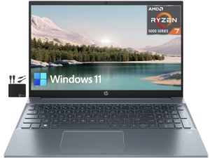 2022 أحدث كمبيوتر محمول HP Pavilion 15.6 "IPS FHD 1080P ، 8-Core AMD Ryzen 7-5700U (حتى 4.3 جيجاهرتز ، Beat i7-1180G7) ، ذاكرة وصول عشوائي بسعة 32 جيجابايت ، 1 تيرابايت NVMe SSD ، كاميرا ويب ، WiFi 6 ، بطارية 9+ ساعات ، صوت B&O ، Win11