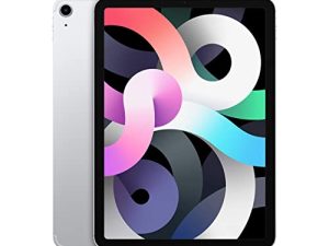 Apple iPad Air (10.9 بوصة ، Wi-Fi + Cellular ، 64 جيجابايت) - فضي (أحدث طراز ، الجيل الرابع) (مجدد)