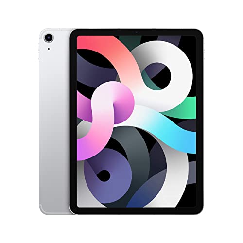 Apple iPad Air (10.9 بوصة ، Wi-Fi + Cellular ، 64 جيجابايت) - فضي (أحدث طراز ، الجيل الرابع) (مجدد) Apple iPad Air (10.9 بوصة ، Wi-Fi + Cellular ، 64 جيجابايت) - فضي (أحدث طراز ، الجيل الرابع) (مجدد)