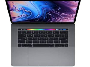 شريط لمس Apple MacBook Pro منتصف 2019 مع معالج Intel Core i7 بسرعة 2.6 جيجاهرتز (15.4 بوصة ، وذاكرة وصول عشوائي 32 غيغابايت ، وذاكرة SSD بسعة 512 غيغابايت)