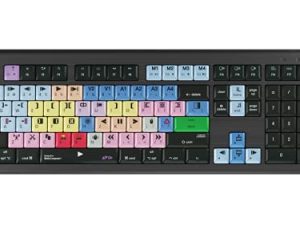 لوحة لوجيكى مصممة لـ AVID Media Composer المتوافقة مع macOS -Astra 2 لوحة مفاتيح بإضاءة خلفية # LKB-MCOM4-A2M-US