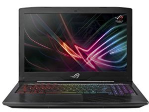 ASUS ROG Strix SCAR Edition GL703GE كمبيوتر محمول للألعاب ، 17.3 بوصة 120 هرتز Full HD 3ms ، معالج Intel Core i7-8750H من الجيل الثامن ، GTX 1050 Ti 4GB ، 16GB DDR4 ، 256GB SSD + 1TB HDD ، Windows 10 Home ، GL703GE-AS74