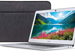 Acer Chromebook 14 CB3-431-12K1 14 "Chromebook - 1366 x 768 - Atom x5 E8000-4 غيغابايت من ذاكرة الوصول العشوائي - 32 غيغابايت من ذاكرة فلاش - فضي سباركلي - نظام تشغيل Chrome - بطاقة رسومات Intel HD - ComfyView - لوحة مفاتيح باللغة الإنجليزية (الولايات المتحدة) -