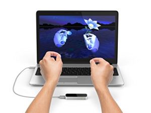 Leap Motion Controller لجهاز Mac أو الكمبيوتر الشخصي (عبوة البيع بالتجزئة والبرامج المحدثة)