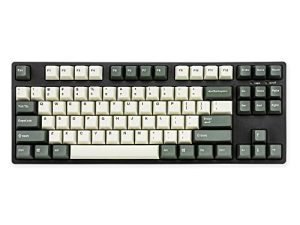 لوحة مفاتيح ميكانيكية مريحة iKBC CD87 V2 مع مفتاح Cherry MX الصامت الأحمر لنظامي التشغيل Windows و Mac ، لوحة مفاتيح بدون مفاتيح تستخدم لوحة مفاتيح Mistel ذات اللونين الرجعية PBT مزدوجة اللقطات لسطح المكتب والكمبيوتر المحمول