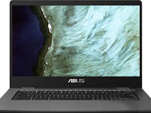 ASUS Chromebook C423 14 "كمبيوتر محمول لطلاب الأعمال ، Intel Celeron N3350 حتى 2.4 جيجا هرتز ، 4 جيجا بايت DDR4 RAM ، 32 جيجا بايت eMMC ، 802.11AC WiFi ، كاميرا ويب ، Type-C ، جاهز للفصل عبر الإنترنت ، Chrome OS ، iPuzzle MousePad