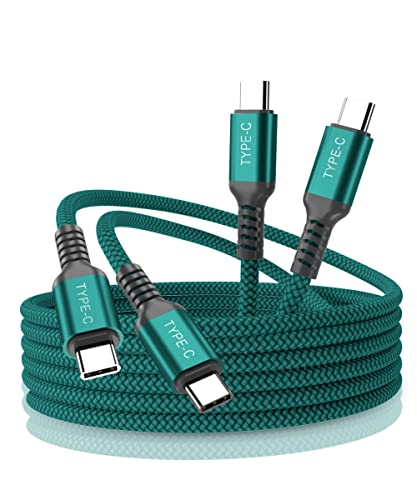 كبل Elebase USB C إلى النوع C بقدرة 100 واط ، عبوة 10 أقدام 2 ، توصيل الطاقة سريع الشحن PD سلك شاحن لأجهزة MacBook ، iPad Pro 10 10th Air 4 4th 5 5th Mini 6 6th Generation ، Samsung Galaxy Z Flip Fold 3 ، Google Pixel كبل Elebase USB C إلى النوع C بقدرة 100 واط ، عبوة 10 أقدام 2 ، توصيل الطاقة سريع الشحن PD سلك شاحن لأجهزة MacBook ، iPad Pro 10 10th Air 4 4th 5 5th Mini 6 6th Generation ، Samsung Galaxy Z Flip Fold 3 ، Google Pixel