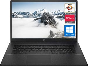 أحدث كمبيوتر محمول HP 17 ، شاشة 17.3 بوصة HD + ، معالج AMD Athlon Gold 3150U ، ذاكرة وصول عشوائي DDR4 16 جيجا بايت ، 512 جيجا بايت PCIe SSD ، واي فاي ، كاميرا ويب ، بلوتوث ، HDMI ، Windows 10 Home ، أسود