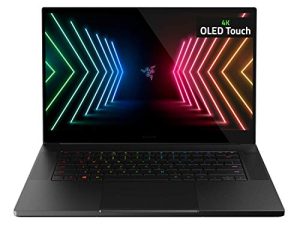 كمبيوتر محمول للألعاب Razer Blade 15: NVIDIA GeForce RTX 3080 - مُعالج Intel i7 ثماني النوى من الجيل العاشر - 15.6 بوصة 4K OLED - 32 جيجا بايت رام - 1 تيرا بايت SSD - ألومنيوم CNC - THX Spatial Audio - Thunderbolt 3 - Creator Ready