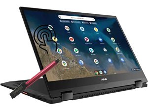 ASUS ChromeBook Flip 15.6 "FHD 2-in-1 Touchscreen Laptop، Quad-Core AMD Ryzen 5 3500C (Beat i5-8250U)، 8GB DDR4 RAM، 1TB PCIe SSD، WiFi، BT 5.0، Backlit KB، Chrome OS، broag 64GB Flash قيادة