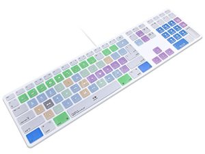 غطاء لوحة مفاتيح الاختصارات من السيليكون HRH مع واقي مفاتيح التشغيل السريع iMac G6 لـ MB110LL / B و MB110LL / A A1243 ملحقات MacBook (تخطيط الاتحاد الأوروبي / الولايات المتحدة)