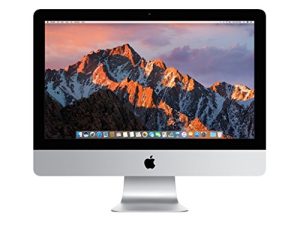 Apple iMac MNE02LL / A 21.5 بوصة ، 3.4 جيجا هرتز انتل كور i5 ، 8 جيجا رام ، 1 تيرا بايت فيوجن درايف ، فضي (متجدد)