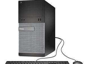كمبيوتر Dell Optiplex 390 MiniTower - Intel Core i5-2400 3.1 جيجا هرتز 8 جيجا بايت 250 جيجا بايت DVDrw Windows 10 Pro (تم تجديده)
