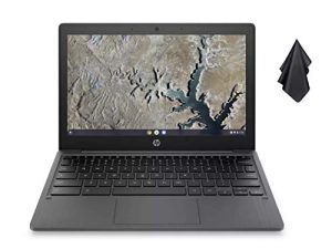 أحدث كمبيوتر محمول 2021 HP Chromebook 11.6 بوصة عالي الدقة ، معالج MediaTek MT8183 ثماني النواة ، ذاكرة وصول عشوائي 4 جيجا بايت ، 32 جيجا بايت eMMC SSD ، واي فاي ، بلوتوث ، كاميرا ويب ، رمادي ، نظام تشغيل كروم + قماش أويدزن