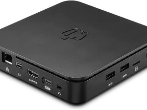 PEPPER JOBS Mini PC Windows 11 Pro كمبيوتر سطح المكتب الصغير Intel N4120 8GB DRR4 ، 64GB eMMC 5.1 ، عرض ثلاثي 4K @ 60Hz ، واي فاي ثنائي النطاق ، HDMI 2.0 ، جيجابت إيثرنت ، منفذ DP صغير ، USB-C ، USB 3.0x2 ، أسود