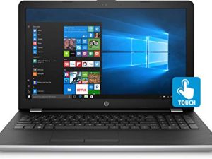 كمبيوتر محمول HP 15.6 بوصة بشاشة تعمل باللمس 2018 ، Intel Core i5-7200U ، 8 جيجا بايت DDR4 ، 2 تيرا بايت HDD ، Intel HD Graphics 620 ، 802.11ac ، بلوتوث ، DVD RW ، USB 3.1 ، HDMI ، كاميرا ويب ، Windows 10 Home ، فضي