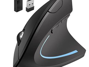 Neises Ergonomic Mouse ، ماوس بلوتوث لجهاز iPad ، فأرة بلوتوث لأجهزة MacBook Air / Mac / MacBook Pro / Mini / ipad Pro / iMac / Laptop ، فأرة لاسلكية قابلة لإعادة الشحن لأجهزة الكمبيوتر المحمول MacBook Air / MacBook pro Chromebook