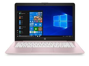 كمبيوتر محمول HP Stream 14 بوصة عالي الدقة بإضاءة خلفية WLED ، Intel Celeron N4000 ، 4GB DDR4 ، 64GB eMMC ، WiFi ، Bluetooth ، كاميرا ويب ، HDMI ، Windows 10 S ، Microsoft Office 365 و 1 تيرابايت OneDrive Cloud Storage ، 64GB ABYS MicroSD Card