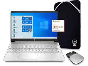 2022 أحدث كمبيوتر محمول بشاشة عالية الدقة من HP مقاس 15.6 بوصة ، AMD Athlon Silver 3050U (حتى 3.2 جيجاهرتز ، Beat i3-8130U) ، ذاكرة وصول عشوائي 8 جيجا بايت ، 128 جيجا بايت SSD ، مكتب 365 لمدة عام واحد ، واي فاي ، بلوتوث ، HDMI ، كاميرا ويب ، Win 10S ، فضي ، JVQ ماوس + كم