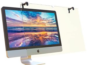 لوحة حماية الشاشة ذات الضوء الأزرق CRYSFLOA لجهاز Mac Monitor 24 بوصة قطري LED PC شاشة iMac مضادة للأشعة فوق البنفسجية لحماية العين وإطار شاشة سطح المكتب بشاشة عريضة قابلة للتعليق