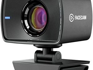 Elgato Facecam - 1080p60 True Full HD كاميرا ويب للبث المباشر ، والألعاب ، ومكالمات الفيديو ، ومستشعر Sony ، وتصحيح الإضاءة المتقدم ، والتحكم في نمط DSLR ، ويعمل مع OBS ، و Zoom ، و Teams ، والمزيد ، لأجهزة الكمبيوتر / Mac