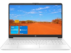 لاب توب اتش بي 15 نوت بوك ، شاشة عالية الدقة 15.6 بوصة ، معالج انتل كور i3-1115G4 ، ذاكرة وصول عشوائي 16 جيجا ، 1 تيرابايت اس اس دي ، كاميرا ويب ، واي فاي ، اتش دي ام اي ، ويندوز 11 هوم ، ابيض
