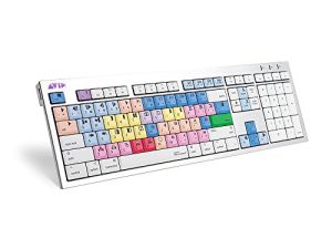 Logickeyboard AVID Media Composer متوافق مع Mac ALBA - رقم الجزء LKBU-MCOM4-CWMU-US