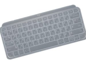 غطاء لوحة المفاتيح لـ Logitech MX Keys Mini Minimalist Wireless Illuminated Keyboard ، Logitech MX Keys Mini for Mac Bluetooth Keyboard Skin ، Logitech MX Keys Mini Accessories - Clear