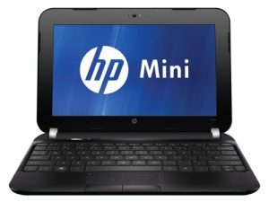HP Mini 1104 A7K69UT # ABA 10.1-Inch Netbook (Intel Atom N2600 Dual-core، 2 GB، 320 GB HD، Windows 7 Home Premium) ، أسود