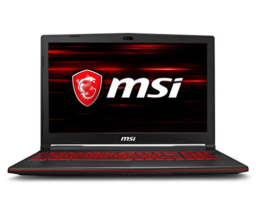 كمبيوتر محمول MSI GL63 8RD-210US للألعاب i7-8750H GTX 1050Ti 4 جيجا بايت ، 8 جيجا بايت رام ، 256 جيجا بايت SSD + 1 تيرا بايت HDD ، 15.6 بوصة كمبيوتر محمول MSI GL63 8RD-210US للألعاب i7-8750H GTX 1050Ti 4 جيجا بايت ، 8 جيجا بايت رام ، 256 جيجا بايت SSD + 1 تيرا بايت HDD ، 15.6 بوصة
