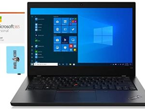 Lenovo ThinkPad L14 Gen 2 Home & Business Laptop (Intel i7-1165G7 4-Core، 16GB RAM، 512GB PCIe SSD، Intel Iris Xe، 14.0 "Full HD (1920x1080)، Win 11 Pro) with MS 365 Personal، Hub