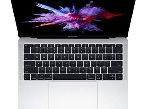 جهاز Apple MacBook Pro منتصف 2017 مع معالج Intel Core i7 بسرعة 2.5 جيجاهرتز (13.3 بوصة ، وذاكرة وصول عشوائي 8 جيجابايت ، وذاكرة SSD بسعة 512 جيجابايت) فضي (مجدد)
