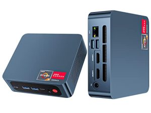 TRIGKEY Mini PC W11 سطح المكتب AMD R3 3200U (حتى 3.5 جيجاهرتز) 16 جيجابايت DDR4 500G NVME SSD للكمبيوتر الصغير العامل ، دعم الكمبيوتر الصغير W10 Pro / 1200 ميجاهرتز HD 4K @ 60 هرتز مخرج HDMI مزدوج / WiFi 5 / BT 4.0 / Type-C / RJ45