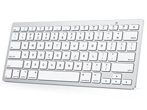 لوحة مفاتيح بلوتوث لأجهزة Mac ، لوحة مفاتيح لاسلكية مدمجة من OMOTON متوافقة مع أجهزة MacBook Pro / Air و iMac و iMac Pro و Mac Mini و Mac Pro Laptop والكمبيوتر الشخصي