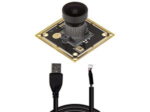 كاميرا Arducam 8MP USB مع عدسة بزاوية عريضة 150 درجة M12 ، 1 / 3.2 "CMOS IMX179 Mini UVC USB2.0 كاميرا ويب فيديو مع ميكروفون واحد ، متوافقة مع Windows و Linux و Android و Mac OS