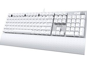 لوحة مفاتيح ميكانيكية من Azio بإضاءة خلفية USB لأجهزة Mac (بني K-Switch)