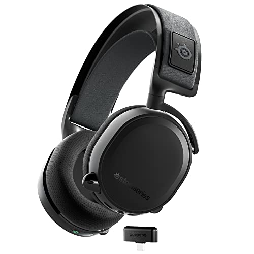 سماعة الألعاب ستيل سيريز Arctis 7+ اللاسلكية - بدون خسارة 2.4 جيجاهرتز - عمر بطارية 30 ساعة - USB-C - 7.1 محيطي - للكمبيوتر الشخصي ، PS5 ، PS4 ، Mac ، Android و Switch - أسود (مجدد) سماعة الألعاب ستيل سيريز Arctis 7+ اللاسلكية - بدون خسارة 2.4 جيجاهرتز - عمر بطارية 30 ساعة - USB-C - 7.1 محيطي - للكمبيوتر الشخصي ، PS5 ، PS4 ، Mac ، Android و Switch - أسود (مجدد)