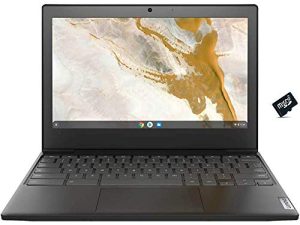 2020 Lenovo Chromebook Computer 11.6 "HD Display، AMD A6-9220C Processor، 4GB RAM، 32GB eMMC، HD Webcam، AMD Radeon R4 Graphics، Chrome OS، أسود