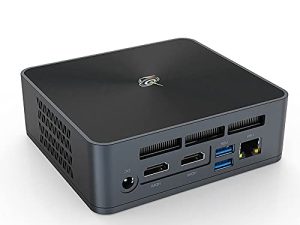Beelink Mini PC Intel Core I5 8279U 4C 8T يصل إلى 4.1 جيجاهرتز 6 ميجابايت ذاكرة تخزين مؤقت ذكية 8 جيجابايت DDR4 256 جيجابايت NVME SSD ، 57 وات دعم كمبيوتر صغير WiFi 6 / USB-C 3.0 / 2 إخراج شاشة HDMI ، دعم 2.5 بوصة HDD