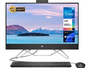 أحدث كمبيوتر مكتبي إتش بي الكل في واحد ، شاشة فل اتش دي 27 بوصة ، الجيل الثاني عشر Intel Core i7-1255U ، 32 جيجا رام ، 1 تيرابايت SSD ، كاميرا ويب ، HDMI ، RJ-45 ، لوحة مفاتيح وماوس سلكي ، WiFi 6 ، Windows 11 Home ، أسود
