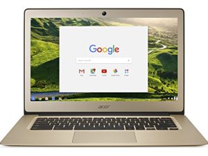 Acer Chromebook CB3-431-C6ZB - 14 "- Celeron N3160 - 4 غيغابايت من ذاكرة الوصول العشوائي - 32 غيغابايت SSD ، ذهبي