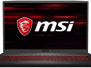 كمبيوتر محمول MSI GF75 رفيع للألعاب ، شاشة 17.3 بوصة FHD 120 هرتز IPS ، معالج Intel Core i5-10300H حتى 4.50 جيجاهرتز ، بطاقة رسومات NVIDIA GTX 1650 ، ذاكرة وصول عشوائي 8 جيجا بايت ، 512 جيجا بايت PCIe SSD ، كاميرا ويب ، لاسلكي- AC ، بلوتوث ، Win10 Home ، أسود
